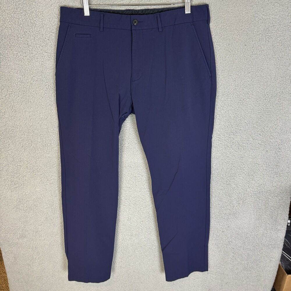 S KJUS Pants Mens 36x31 Blue IKE Regular Fit Golf Trouser Performance Stretch